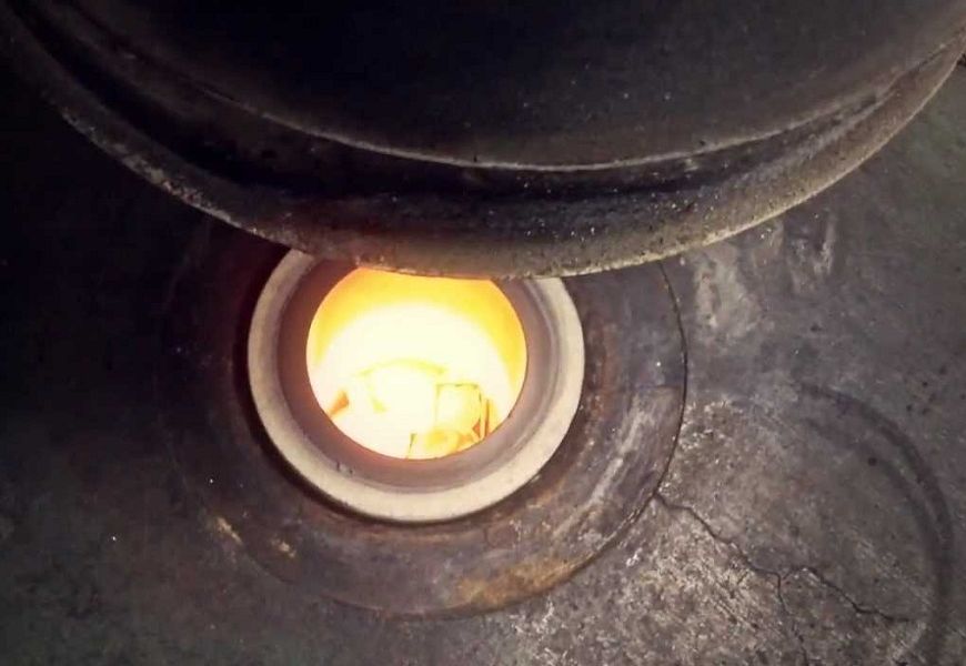 Maximale Schmelztemperatur von Gold
