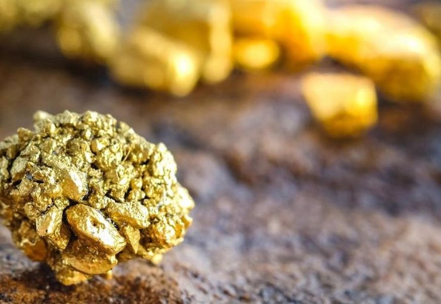 Forms of nuggets in nature
