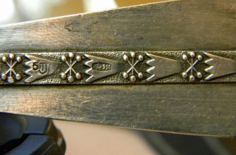 916 проба: золото или позолоченное серебро