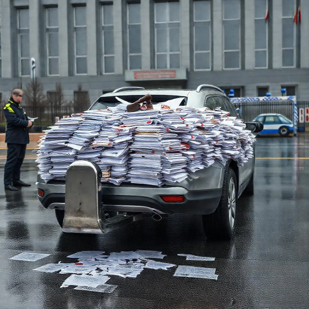 Фото по теме: Исчерпывающий список документов для законной постановки фаркопа на учет в ГИБДД.