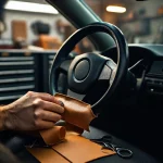Фото по теме: Как самостоятельно перетянуть руль кожей: проверенный способ без снятия подушки безопасности.