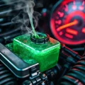 Фото по теме: Причины повышенного давления в системе охлаждения и сброс антифриза через крышку расширительного бачка.