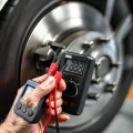 Фото по теме: Как быстро проверить исправность датчика ABS на колесе с помощью обычного мультиметра.