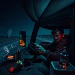 Фото по теме: 10 секретов опытных дальнобойщиков для эффективной борьбы со сном за рулем ночью.